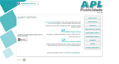 Desktop Screenshot of aplpublicidade.com