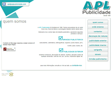 Tablet Screenshot of aplpublicidade.com